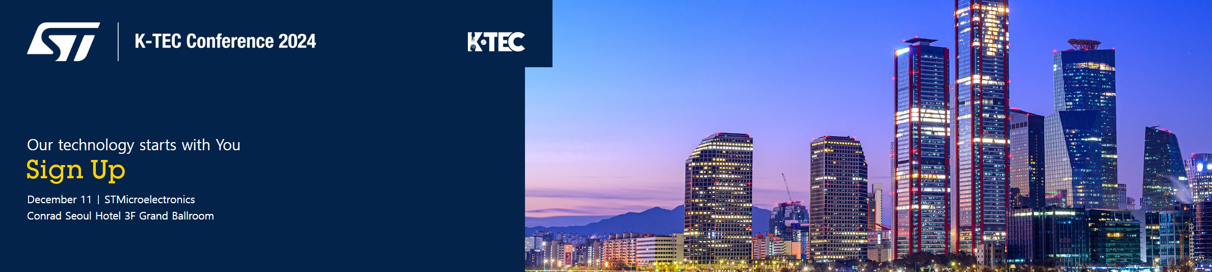STMicroelectronics, 12월 11일 K-TEC Conference 2024 개최